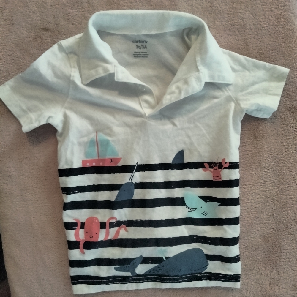 Short sleeve under the sea shirt